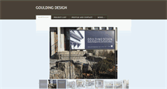 Desktop Screenshot of gouldingdesign.com